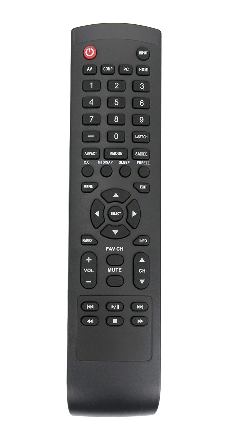 AULCMEET 9912170970 Remote Control Replacement fit for HITACHI LCD LED TV HDTV LE24K307 LE24K308 LE32A519 LE32A519A LE40K507 LE24K318 LE24K318A LE24K318E LE24K308318 LE24K308/318 - Image 1